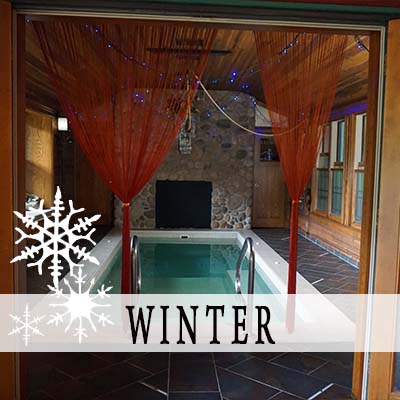 Wisconsin Winter Vacation Rental Adelines Retreat