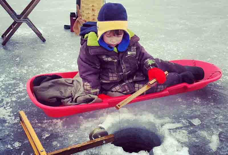 Wisconsin Winter vacation rental for ice fishing