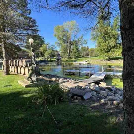 Adeline's Retreat is nestled next to Lake Puckaway