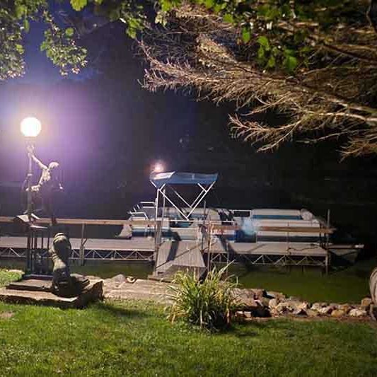 Private Pier and Pier Side Outside Features