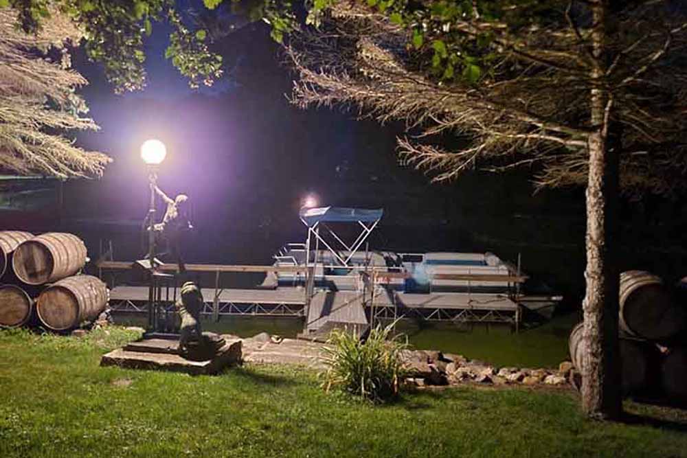 Wisconsin whole house vacation rental with private pier