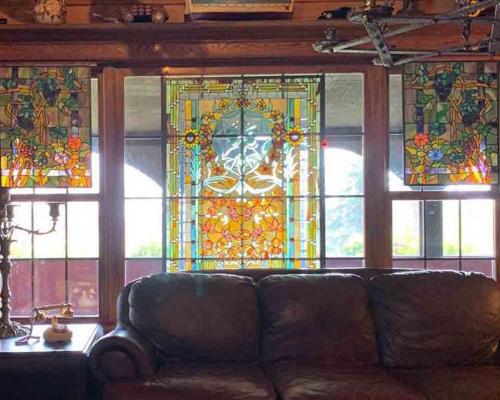 Hand crafted stained glass Adeline's Retreat