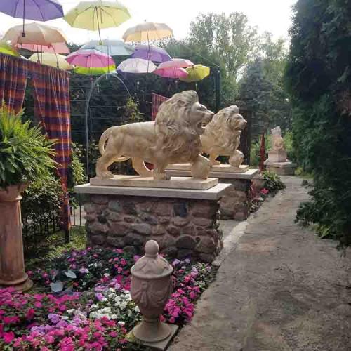 Adeline's Retreat Canopy of Color Umbrella Garden