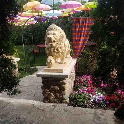 Adeline's Retreat Canopy of Color Umbrella Garden