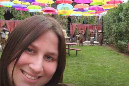 Adeline's Retreat Canopy of Color Umbrella Garden